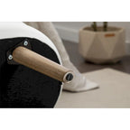Banc de rangement en velours avec espace de rangement interne, capitonné, capacité de 136 kg