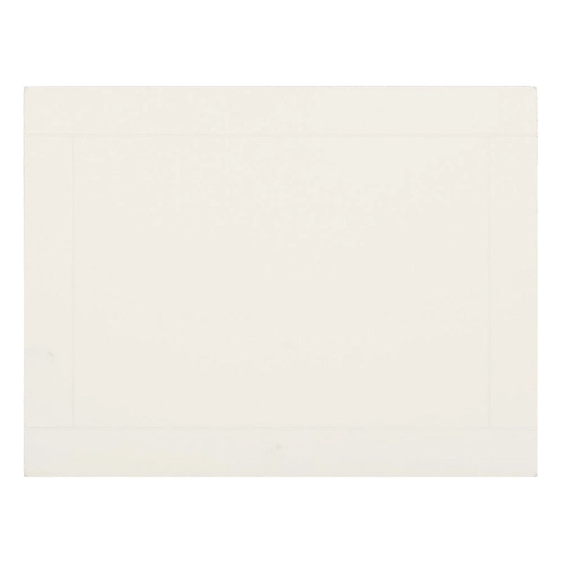 Meuble à 5 tiroirs crème, style côtier antique, bois de pin, 17L x 13P x 47H