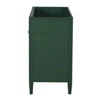 Meuble-lavabo de salle de bain 36" sans lavabo, 2 tiroirs, tiroir basculant et cadre en bois massif