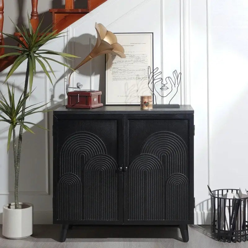 Buffet/Meuble d'appoint 76 cm en bois pour salon, chambre ou entrée