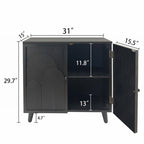 Buffet/Meuble d'appoint 76 cm en bois pour salon, chambre ou entrée