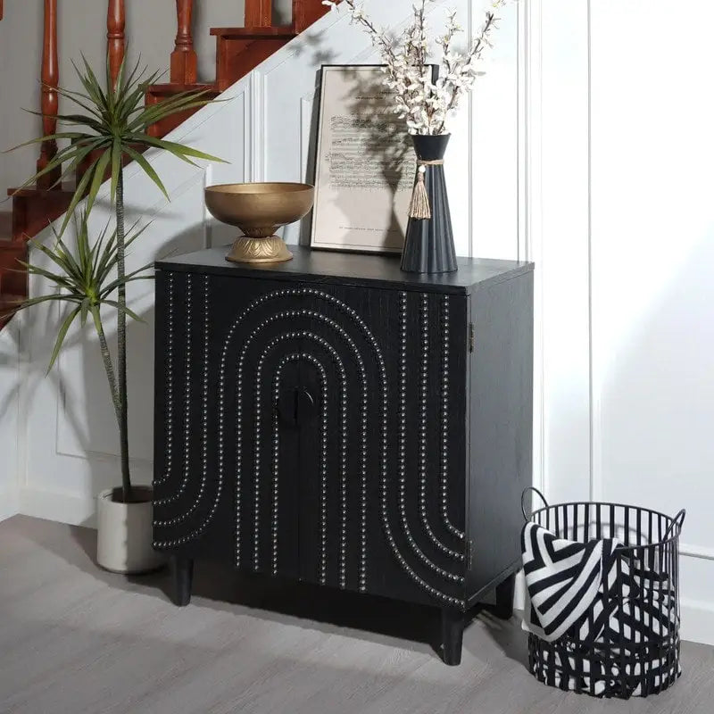 Buffet/Meuble d'appoint 76 cm en bois pour salon, chambre ou entrée