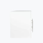 Meuble de rangement mural empilable, blanc, panneaux de particules E1 de 15 mm