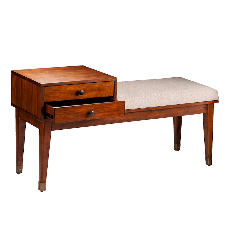 Meuble de bar moderne du milieu du siècle avec plateau imitation marbre, range-bouteilles et verres pour 20 bouteilles