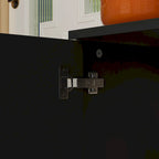 Bahut de 119,9 cm avec deux portes et 3 tiroirs, finition blanche