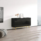 Buffet/Bahut moderne laqué brillant, 152,1 cm (L) x 84,1 cm (H) x 45 cm (P)