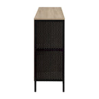 Étagère de Rangement 8 Cubes, Bois et Métal Style Industriel, 58W x 34H