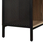 Étagère de Rangement 8 Cubes, Bois et Métal Style Industriel, 58W x 34H