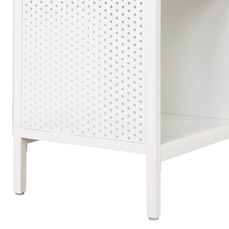 Étagère de Rangement 8 Cubes, Bois et Métal Style Industriel, 58W x 34H