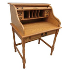 Secrétaire mini 32" avec prise USB, chêne massif et contreplaqué, 32L x 44,5H