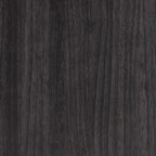 Meuble de rangement de cuisine traditionnel en bois brun foncé avec huche et étagères ouvertes