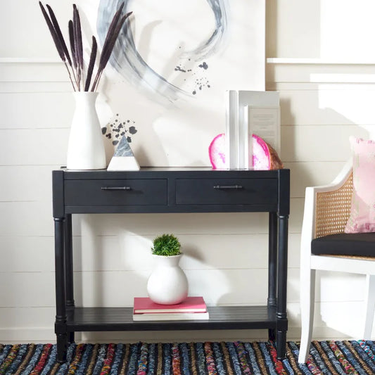 Phillis 2-Drawer Console Table - 35.5  W x 13  L x 29.5  H - 36Wx13Dx30H