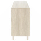 Armoire 2 portes 3 tiroirs pour chambre, salon et bureau, finition neutre