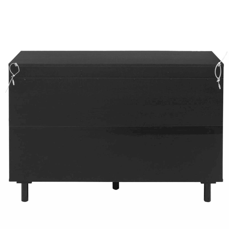 Armoire 2 portes 3 tiroirs pour chambre, salon et bureau, finition neutre