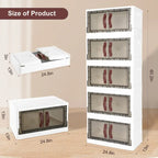 Meuble de rangement empilable en plastique avec couvercles, roues et ouverture latérale, 113,5 L