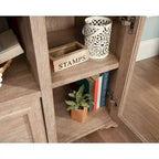 Crédence de rangement de bureau de style campagnard avec rangement de dossiers et étagère d'imprimante