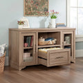 Crédence de rangement de bureau de style campagnard avec rangement de dossiers et étagère d'imprimante