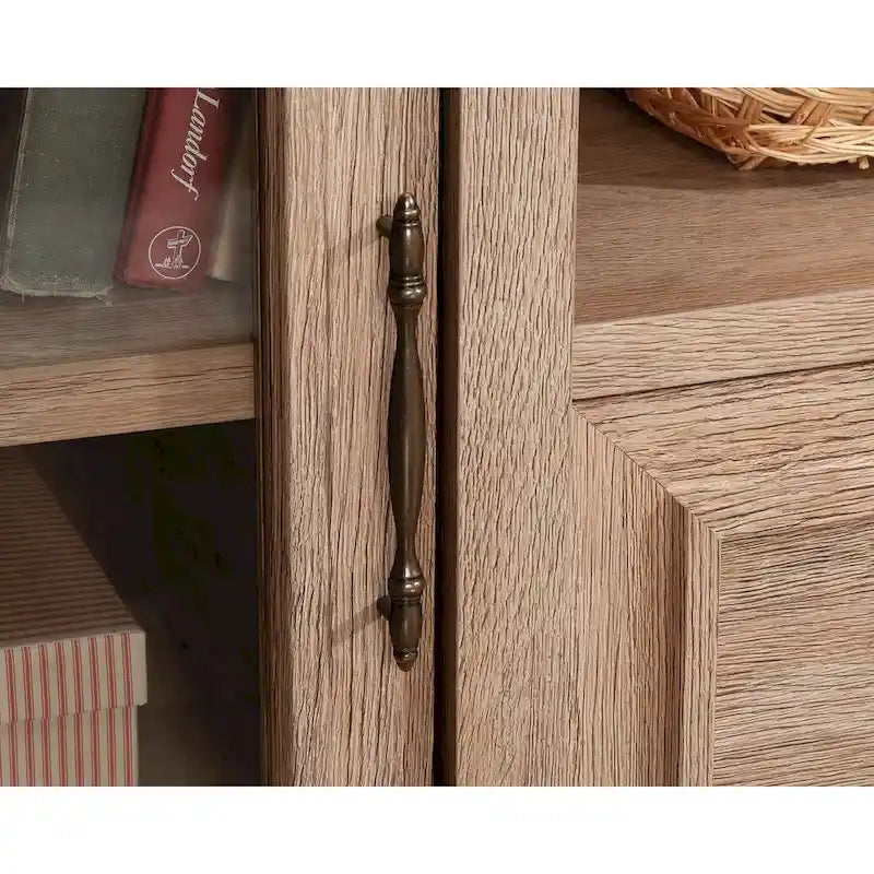 Crédence de rangement de bureau de style campagnard avec rangement de dossiers et étagère d'imprimante