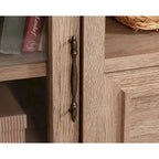 Crédence de rangement de bureau de style campagnard avec rangement de dossiers et étagère d'imprimante