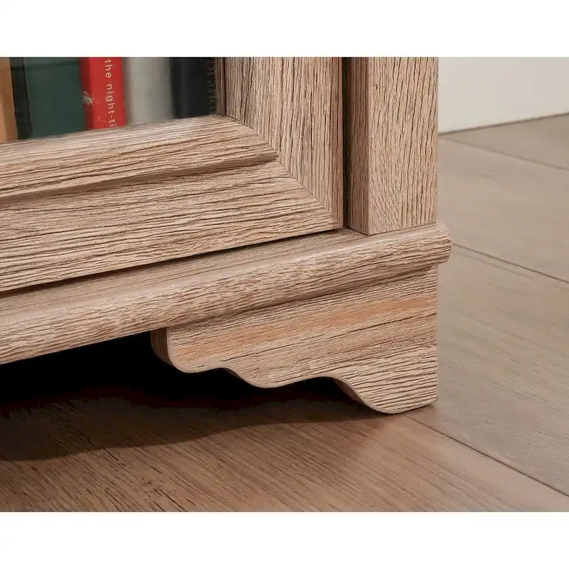 Crédence de rangement de bureau de style campagnard avec rangement de dossiers et étagère d'imprimante