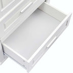 Meuble haut de rangement avec 2 tiroirs, étagère réglable et dispositif anti-basculement